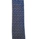 Pineapple Palaka Honu Blue v3: Modern Silk Necktie