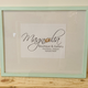 Magnolia Designs 16X20 RUSTIC WOODEN FRAME, DISTRESSED MINT