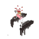 Kris Goto ORIGINAL: “STRAWBERRY DELIVERY”,  16.5” X 19.5” FRAMED