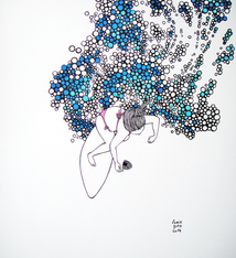 Kris Goto Splash, 11”x14” Matted Art Print