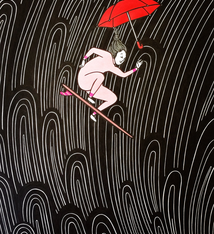 Kris Goto The Fall, 11”x14” Matted Art Print