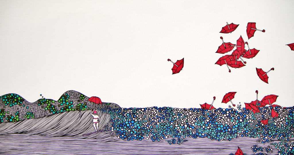 Kris Goto Solitude, 11”x14” Matted Art Print