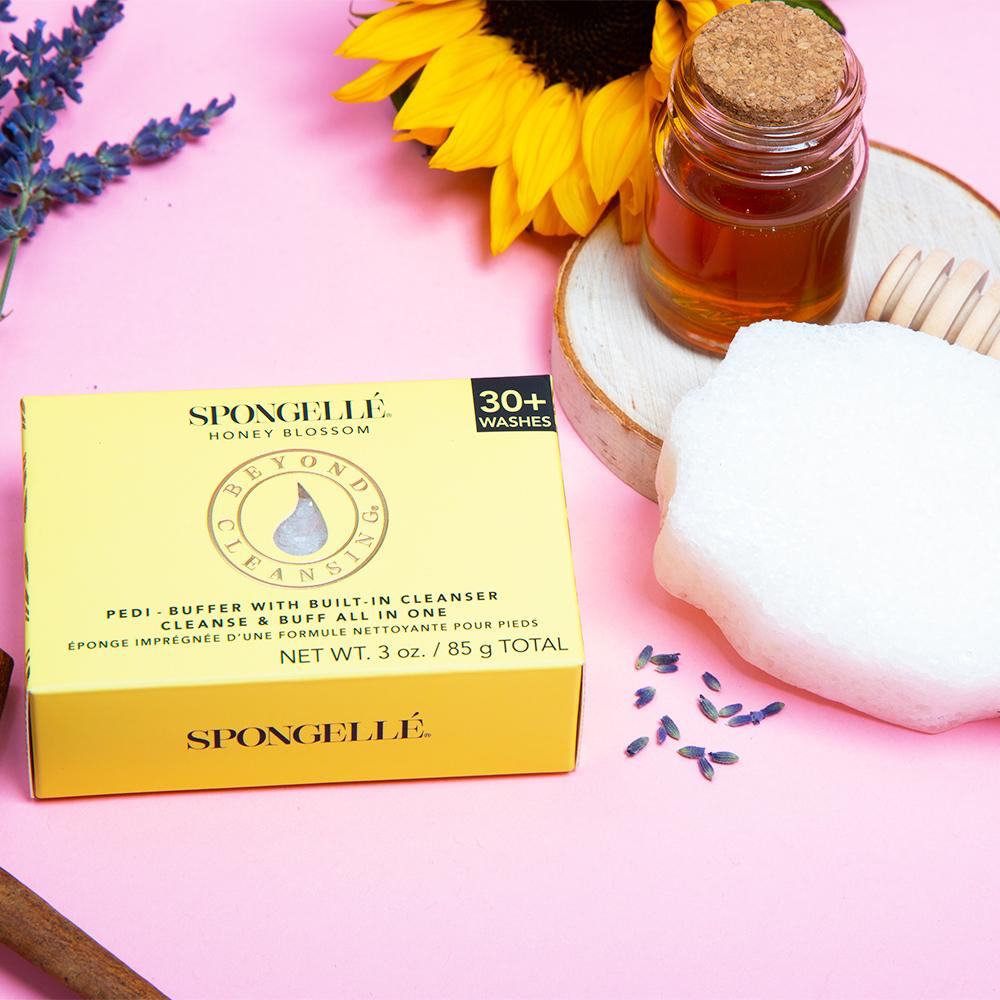 Spongelle PEDI BUFFER: HONEY BLOSSOM