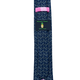 Pineapple Palaka Honu Blue v3 SLIM: Modern Silk Necktie