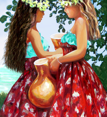 Carol Collette Talk Story, 11”x14” Gallery Wrap Giclee on Canvas