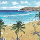 Carol Collette Hanauma Bay, 7”x14” Gallery Wrap Giclee on Canvas