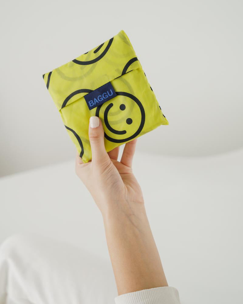 Baggu STANDARD BAGGU - YELLOW HAPPY