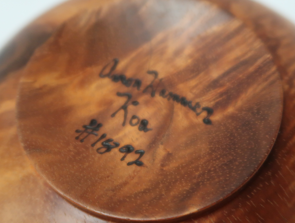Aaron Hammer Koa Wood Bowl Traditional 6.5×3 by Aaron Hammer