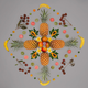 Lola Pilar CHINATOWN FRUIT SALAD, 16X16 MATTED PHOTO PRINT
