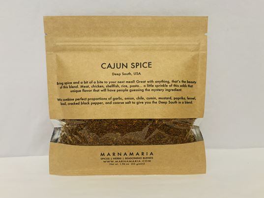 Marnamaria CAJUN SPICE: KRAFT ENVELOPE (1/2 CUP)