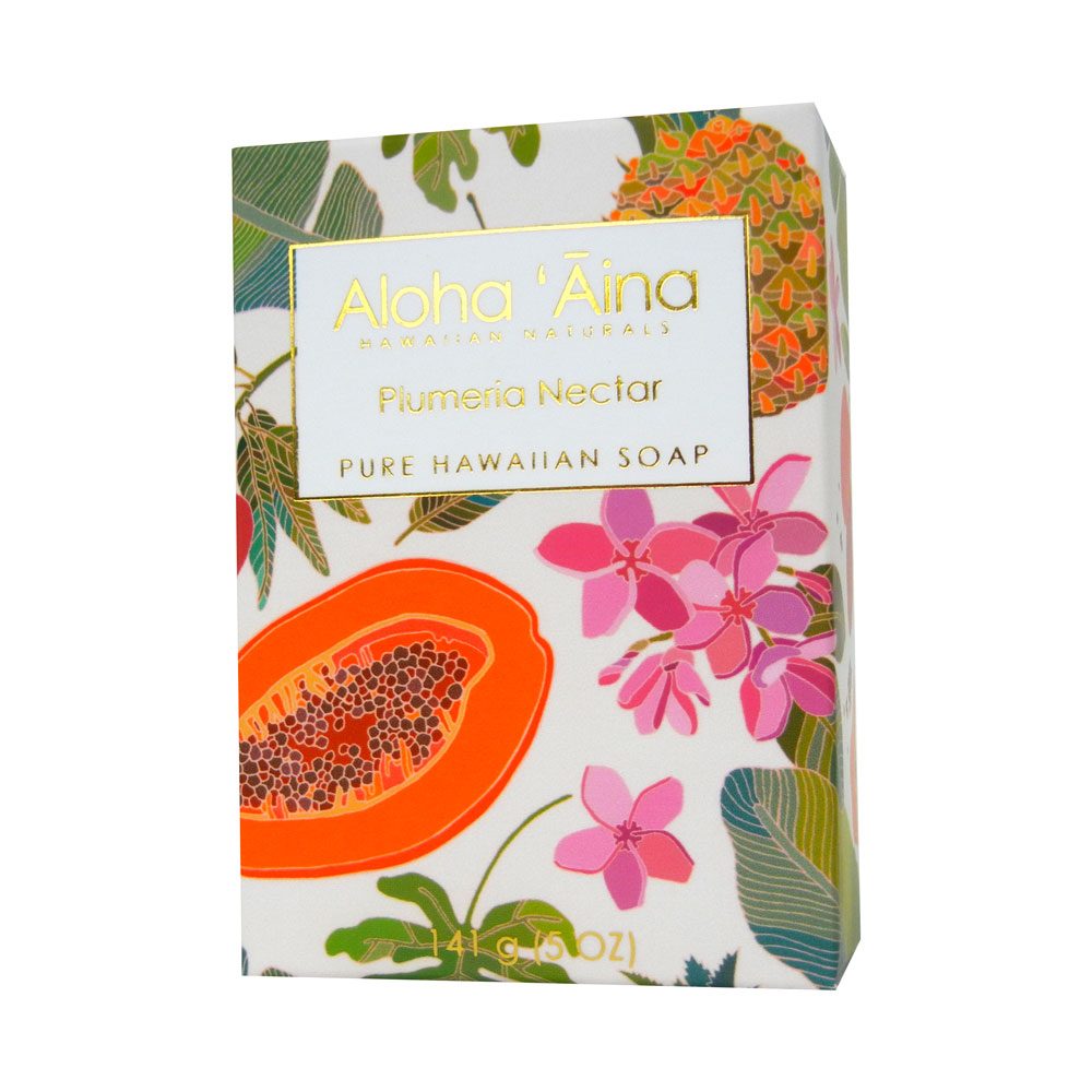 Maui Soap Company Hawaiian Aromatherapy Pure Soap – Plumeria Nectar