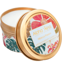 Maui Soap Company HIBISCUS PASSION CANDLE TIN