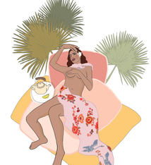 Margie Rice PILLOW TALK- 8X10 MATTED PRINT