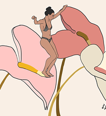 Margie Rice SLIDING IN LIKE- 8X10 MATTED PRINT