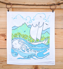 Cultivate TEA TOWEL: MOANA