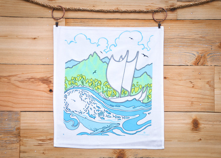 Cultivate TEA TOWEL: MOANA