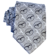 Pineapple Palaka Iwa Black/White Modern Necktie