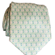 Pineapple Palaka Hawaiian Voyage: Mint Modern Necktie
