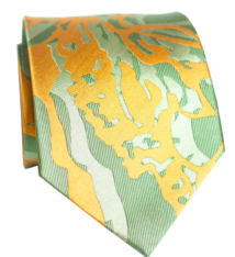 Pineapple Palaka Maile Ilima: Executive Silk Necktie