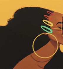 Punky Aloha Rainbow Clips