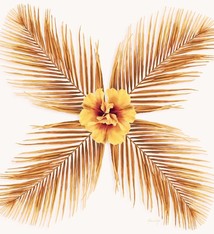 Aloha de Mele QUILTED, 12X12 MATTED PRINT