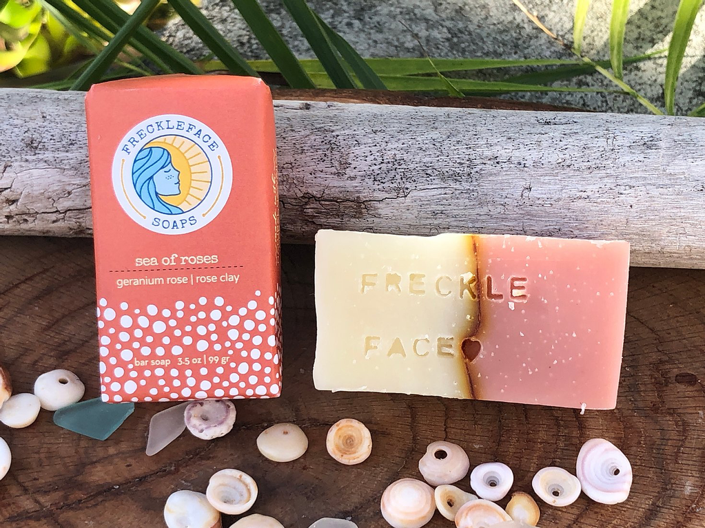 Freckleface Soap 3.5 OZ SEA OF ROSES SOAP