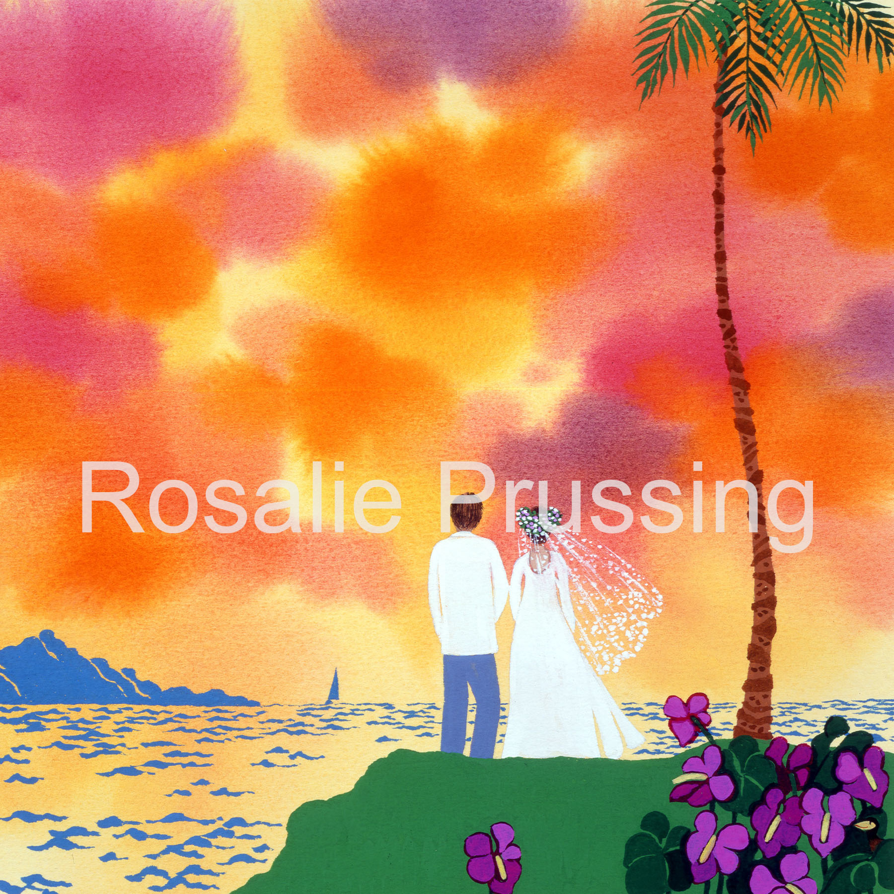 Rosalie Prussing SM PRINT: HAWAIIAN HONEYMOON