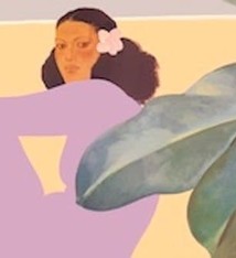 Pegge Hopper KAILUA NOON A, 8X10 PRINT ON PAPER WITH BACKING