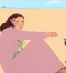 Pegge Hopper WAIMANALO POPOKI, 8X10 PRINT ON PAPER WITH BACKING