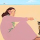Pegge Hopper WAIMANALO POPOKI, 8X10 PRINT ON PAPER WITH BACKING
