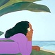 Pegge Hopper WALK ACROSS THE SEA B, 8X10 PRINT ON PAPER WITH BACKING