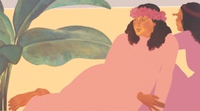 Pegge Hopper KAILUA NOON B, 8X10 PRINT ON PAPER WITH BACKING