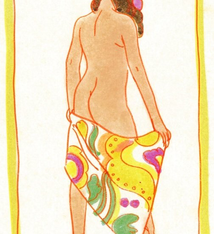 Pegge Hopper SUMMER '79 (TOWEL), 11X14 PRINT ON PAPER WITH BACKING