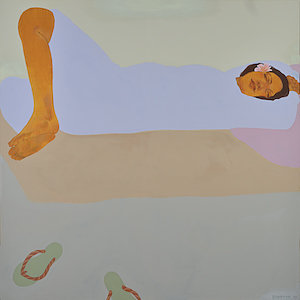 Pegge Hopper A SHORT NAP, 12X12 PRINT ON PAPER WITH BACKING