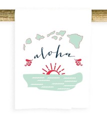 Potluck Press ALOHA SUNRISE FLOUR SACK TOWEL