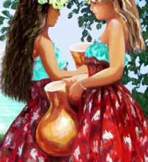 Carol Collette Talk Story, 16x20 Gallery Wrap Giclee on Canvas