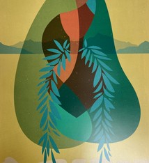 Nick Kuchar 12X18 RETRO HAWAII TRAVEL PRINT: WAHIAWA