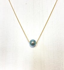 Keshi Co FLOATING PEARL NECKLACE-LUXE QUALITY TAHITIAN PEARL