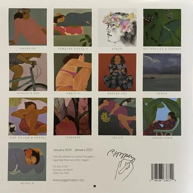 Pegge Hopper 2024 CALENDAR: PEGGE HOPPER