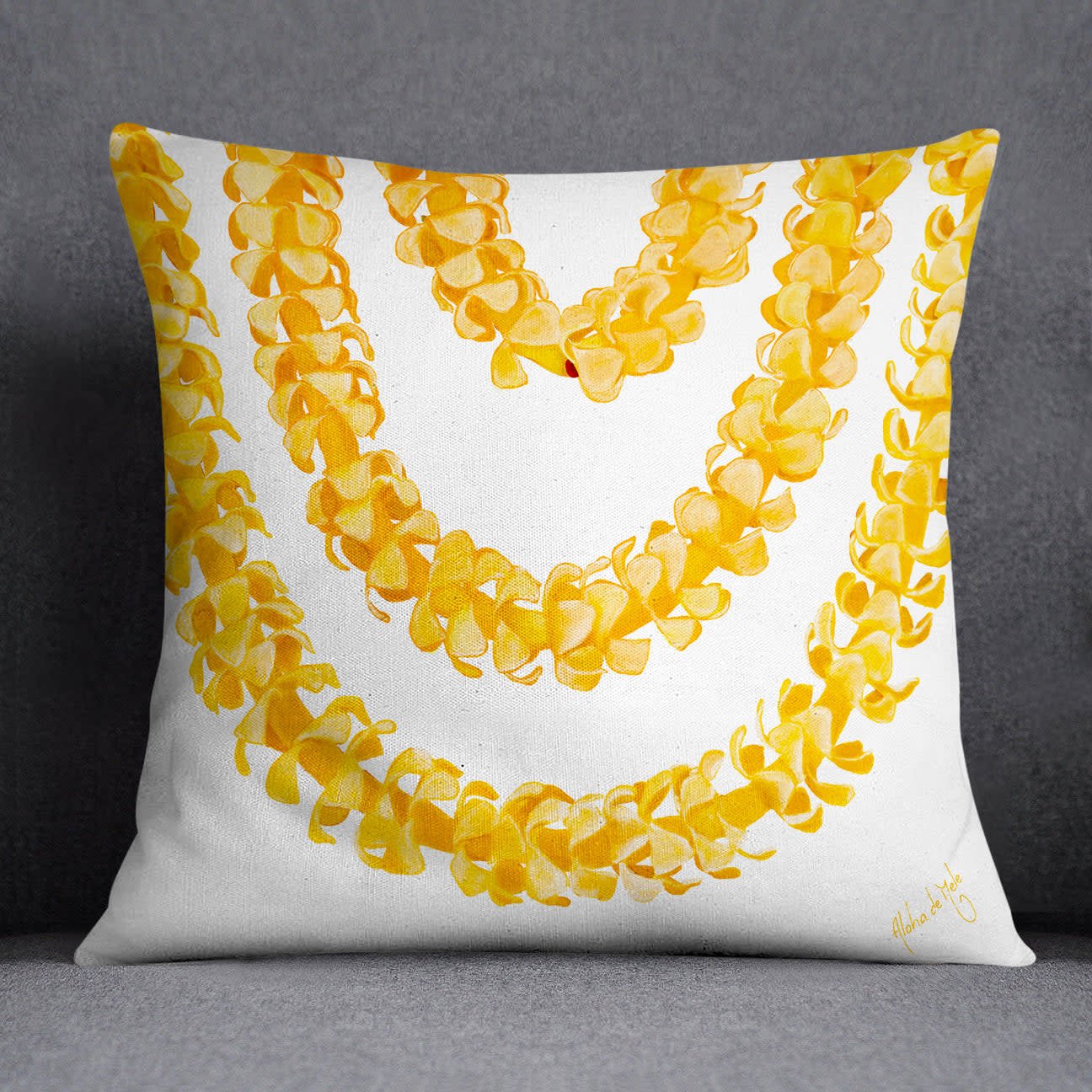 Aloha de Mele PILLOWCASE: LEI ERS