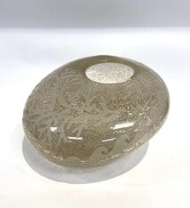 Heather Mettler LARGE LOW CORAL VASE WITH CORAL