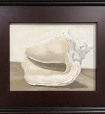 Teresa Field SEA SHELL VIII, 10X8 ORIGINAL OIL ON CRADLED WOOD PANEL