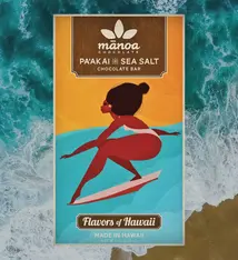 Manoa Chocolate Pa'akai Sea Salt Chocolate Bar
