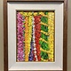 Ed Furuike Aloha!, 9X12 Framed Original Palette Knife Oil Painting