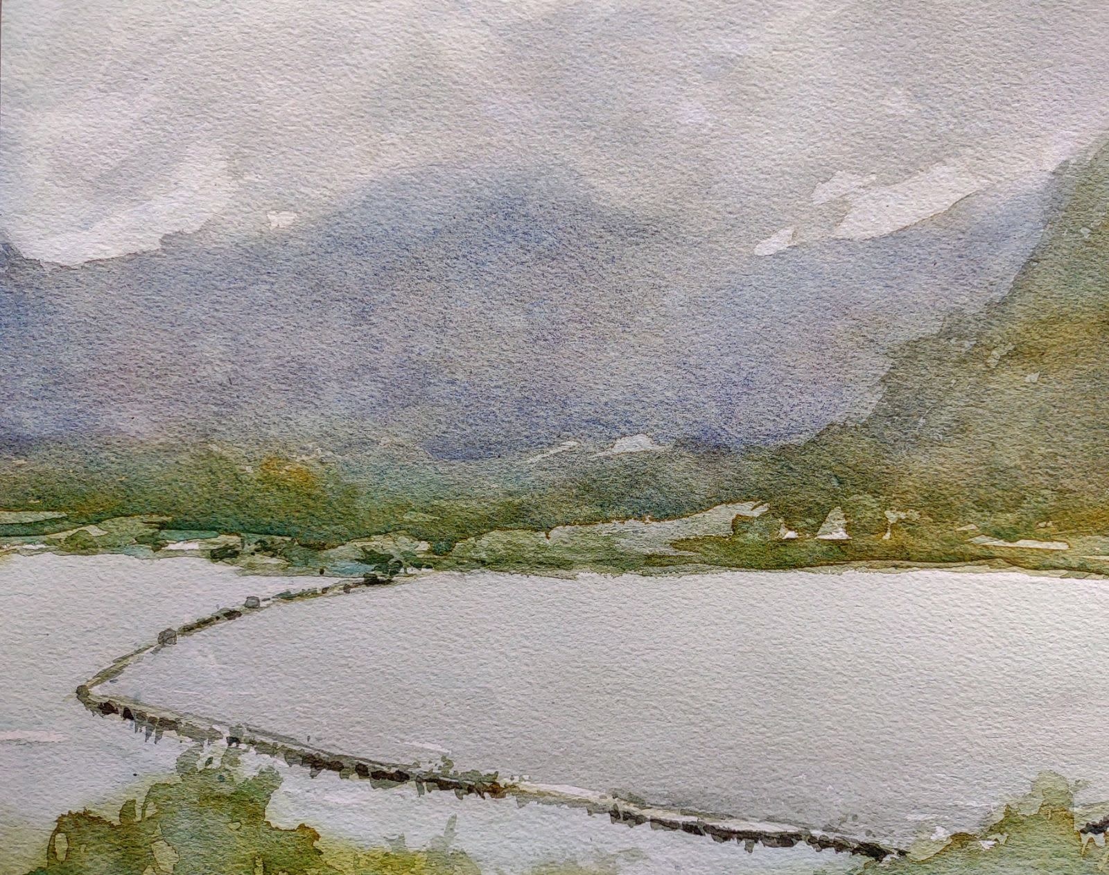 Janet Meinke-Lau HEEIA, 15X11  FRAMED ORIGINAL WATERCOLOR PAINTING ON PAPER (19.25X15.75 WITH FRAME)