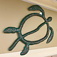 Scott Green EXTRA SMALL HONU, GREEN (VERDE), ALUMINUM WALL HANGING