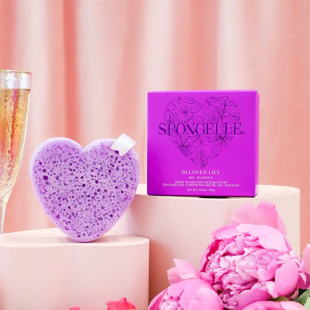 Spongelle BELOVED LILY HEART BUFFER