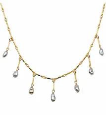 Keshi Co KESHI SHAKER NECKLACE-GF-TAHITIAN KESHI