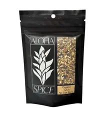 Aloha Spice TUTU'S ORGANIC NO SALT SEASONING 2.11 OZ STAND UP POUCH