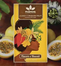 Manoa Chocolate Lilikoi Chocolate Bar